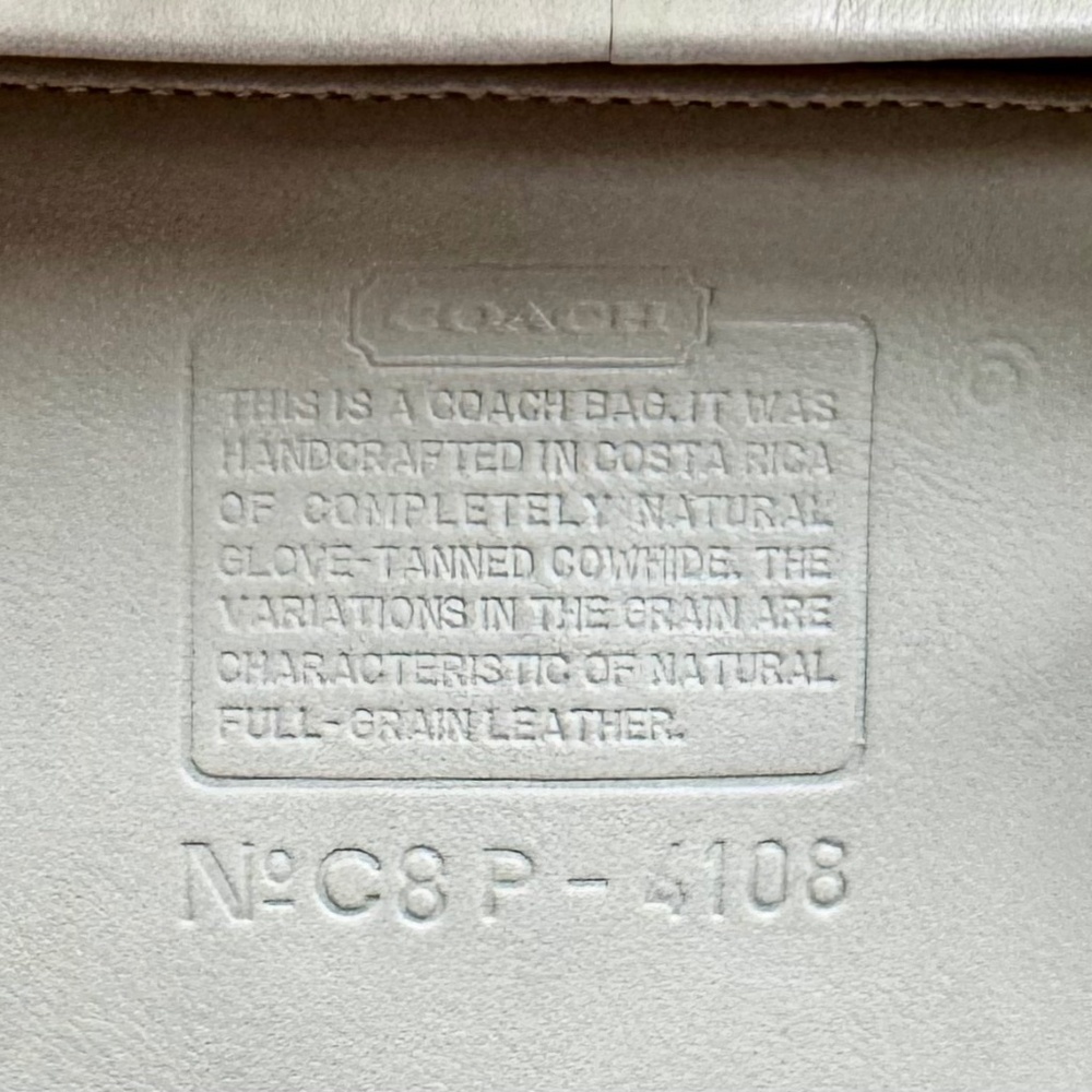Vintage Coach Soho 4108 Rare Pistachio Small Flap Bag - Picture 8 of 13